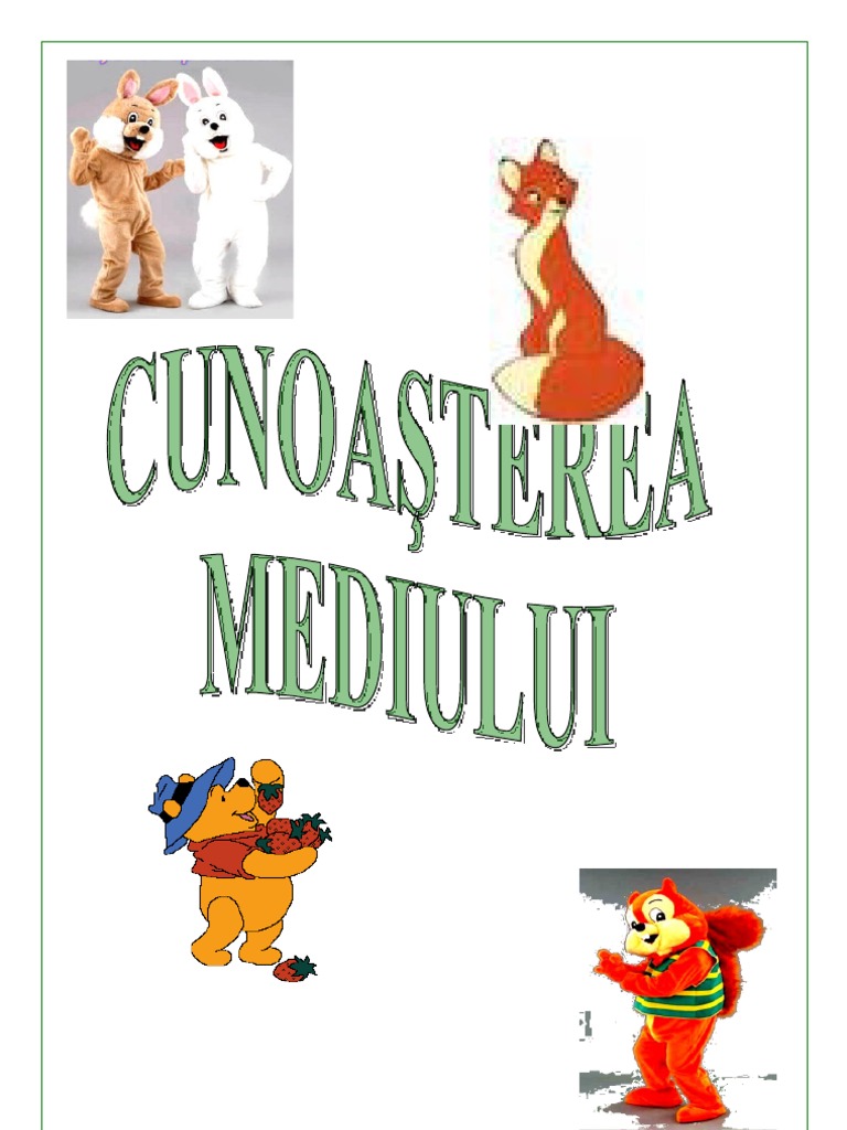 Proiect Didactic Cunoasterea Mediului