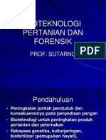 Bioteknologi Pertanian Dan Forensik