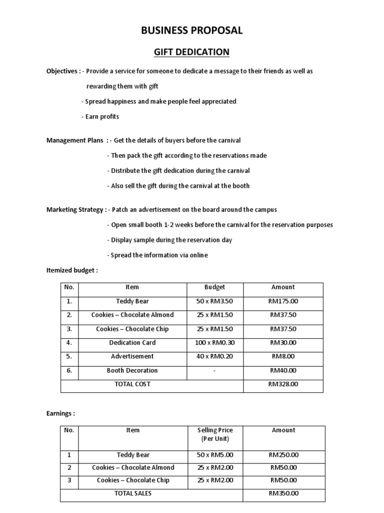 Business Proposal