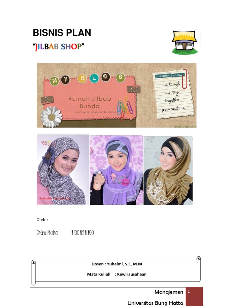 Tugas Bisnis Plan (Kewirausahaan)