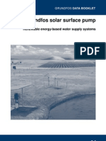 Solar surface pump