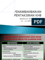 Contoh Standard Prestasi KHB