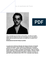Gavrilo Princip El Asesinato de Franz Ferdinand