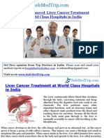 Liver CancerHighly Advanced  Liver Cancer Treatment at World Class Hospitals in India 