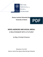 News Agencies and Social Media - A Relationship With a Future?