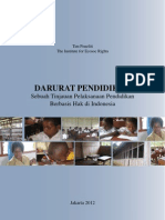 E-Book: DARURAT PENDIDIKAN: Sebuah Tinjauan Pelaksanaan Pendidikan Berbasis Hak Di Indonesia, 2012
