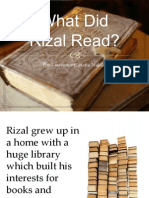 What Did Rizal Read