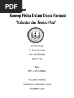 Download Konsep Fisika Dalam Dunia Farmasi Kelarutan dan Disolusi Obat by Andi Mutia Herawaty SN129698347 doc pdf