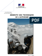 Memento Des Techniques d Alpinisme