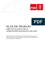 Plan de Trabajo Ejecutiva 2013