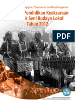 Juknis Program Pendidikan Keaksaraan Berbasis Seni Budaya Lokal 2012