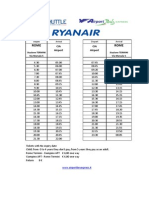 Ciampino Airport Timetable