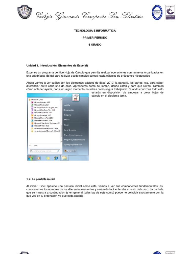 Temas 6 Grado | PDF | Hoja de cálculo | Software