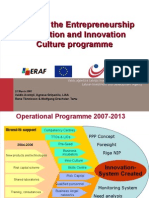 Model of The Entrepreneurship Motivation and Innovation Culture Programme