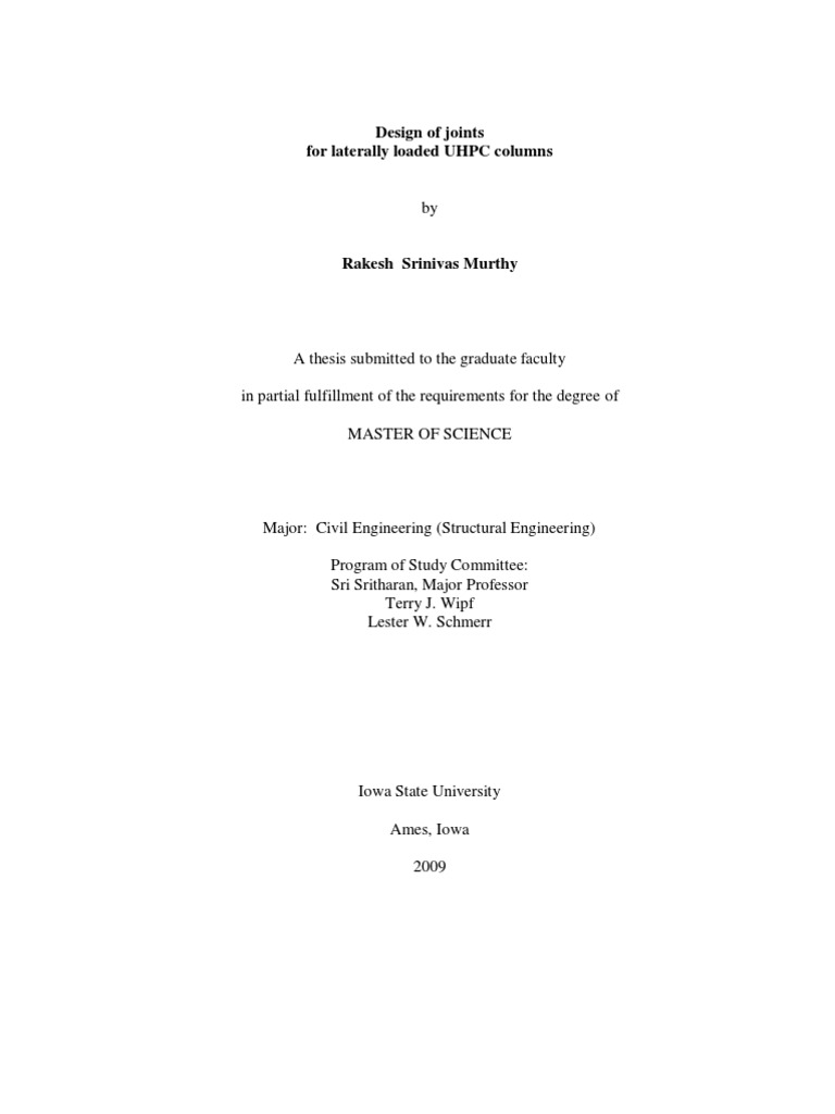 thesis pdf concrete
