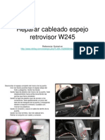 Reparar Cableado Espejo Retrovisor W245