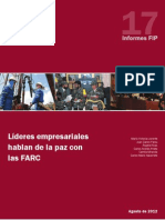 Empresarios & Paz - Informe FIP 17 - Agst - 2012