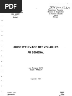 GUIDE D’ELEVAGE DES VOLAILLES . AU SENEGAL