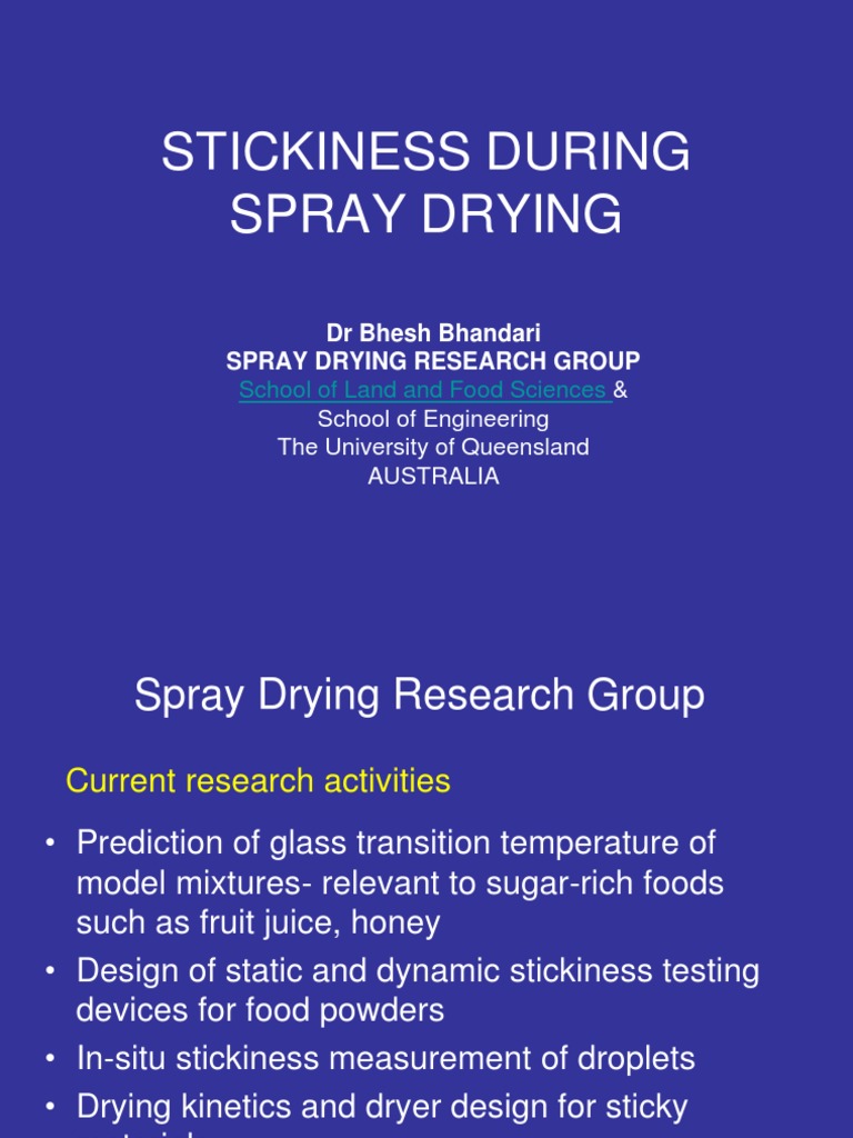 Spray Dryer | PDF | Cooking, Food & Wine