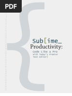 Sublime Productivity Sample