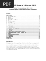 WFDF Ultimate Rules 2025-2028 | PDF | Sports Rules And Regulations ...