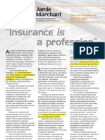 "Insurance A Profession": Jamie Marchant