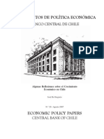 Documentos de Política Económica: Banco Central de Chile