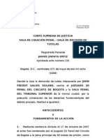 T-36194 (27!05!08) Preacuerdos y Allanamiento, Proceso en Curso