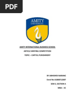 Capital Punishment - DEBATE 