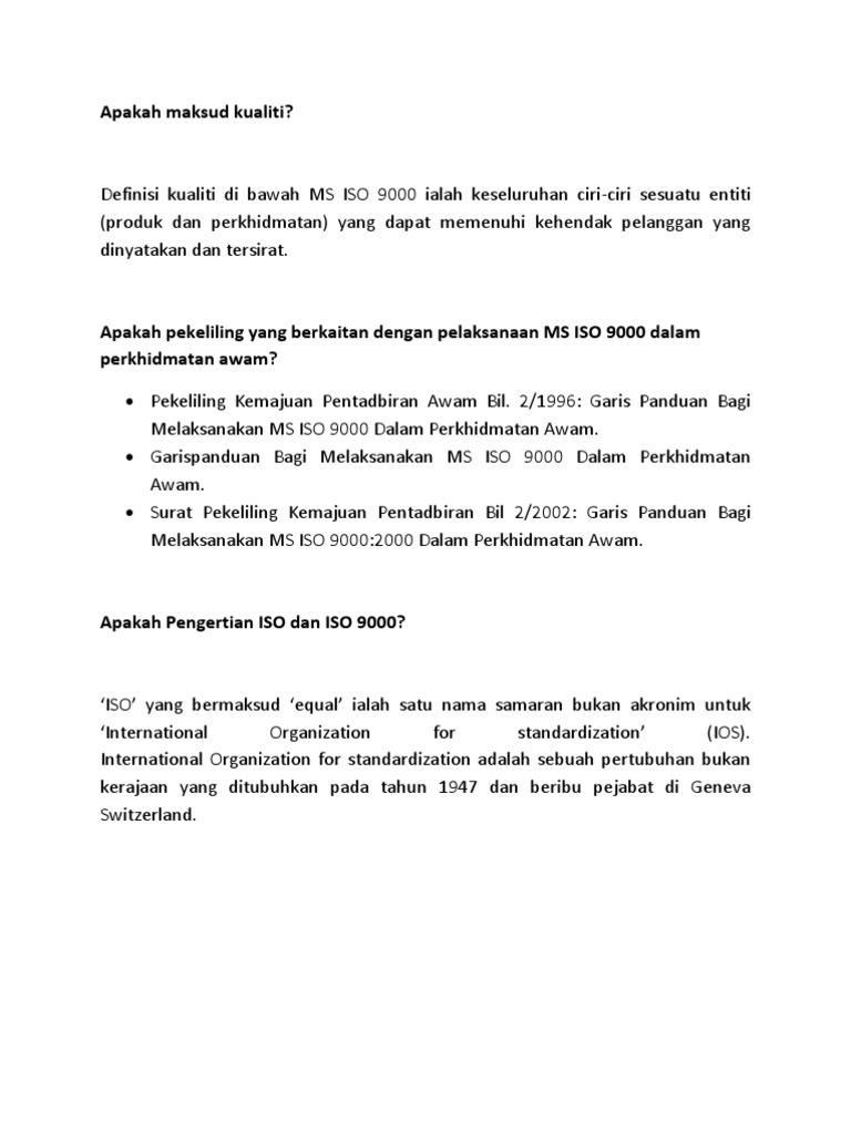 Apakah Itu Kualiti Pdf