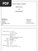 Download Health Talk Htn by Navpreet Kaur SN129758690 doc pdf