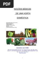 Nocoes Basicas de Uma Horta Domestica POR DAZIO VILELA