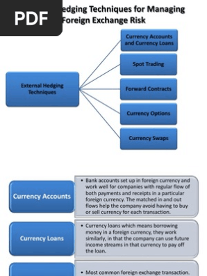 External Hedging Techniques For Managing Foreign Ex!   change Risk - 