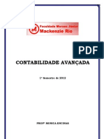 Contabilidade avançada - provisões e contingências