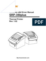 SRP-350plus - Windows x64 Driver Manual - English - Rev - 1 - 02 PDF