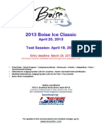 2013 Boise Ice Classic Announcement