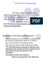 Financial Management Nature and Scope