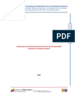 Anteproyecto de Norma Tecnica de Ssl