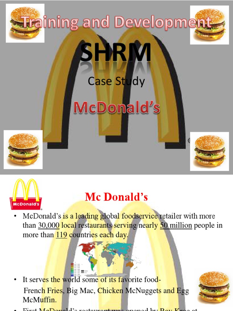 Case Study Presentation McDonald | PDF | Mc Donald's | Employment