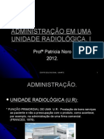 Administração em Uma Unidade Radiológica