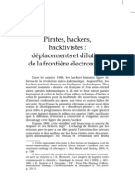 Pirates Hackers Hacktivistes