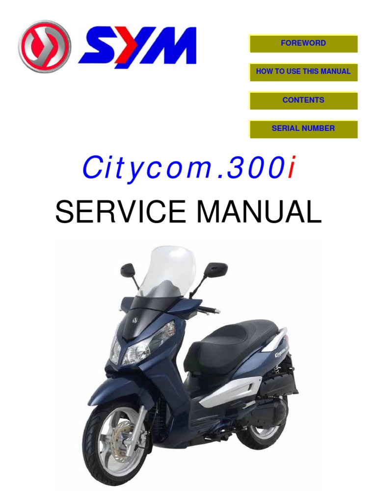 Sym Citycom 300i En Motor Oil Electrical Connector