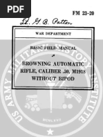 Download 1940 US Army WWII Browning Automatic Rifle BAR 30 231p by PlainNormalGuy2 SN12980346 doc pdf