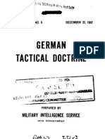 1942 US Army WWII German Tactical Doctrine 95p.