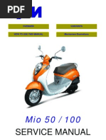 Download Sym Mio 50 - 100 EN by manualsym SN129805833 doc pdf