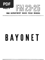 Download 1943 US Army WWII Bayonet Training Manual 65p Knife by PlainNormalGuy2 SN12980824 doc pdf