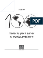 100 Maneras de Salvar El Medio Ambiente