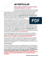 2013.01.30 El Periódico - Historia de La Sanitat Catalana