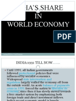 India'S Share: IN World Economy