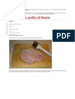 Pollo Al Limon